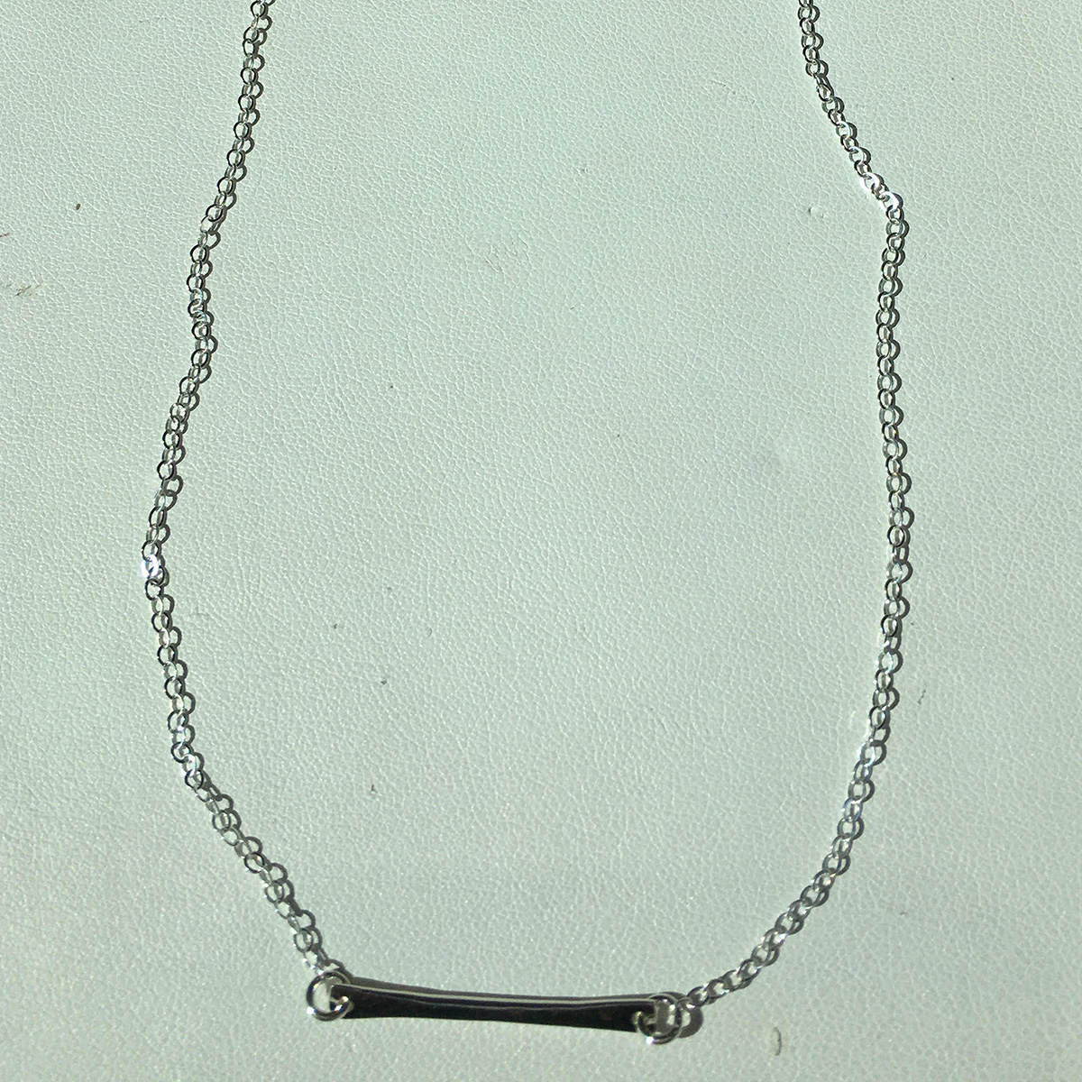 Sterling Silver bar necklace