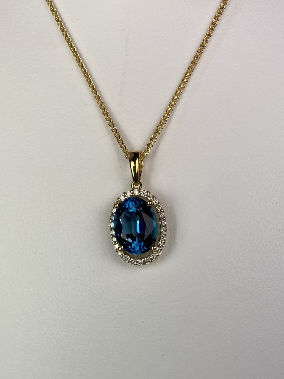 London blue pendant