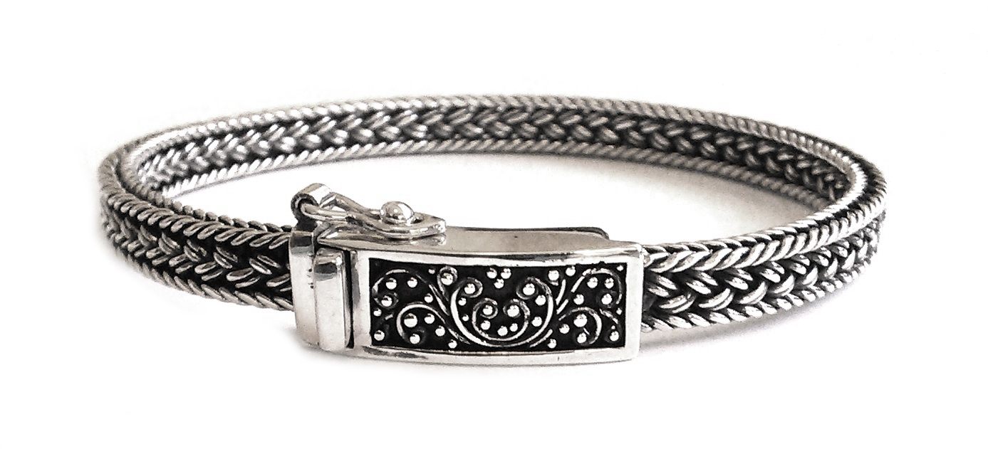 Kir Collection Hand Woven Sterling Jawan Bracelet - The Polished Edge ...